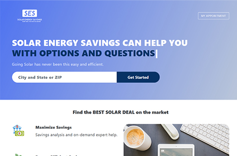 Screenshot of NVEnergy e-commerce website