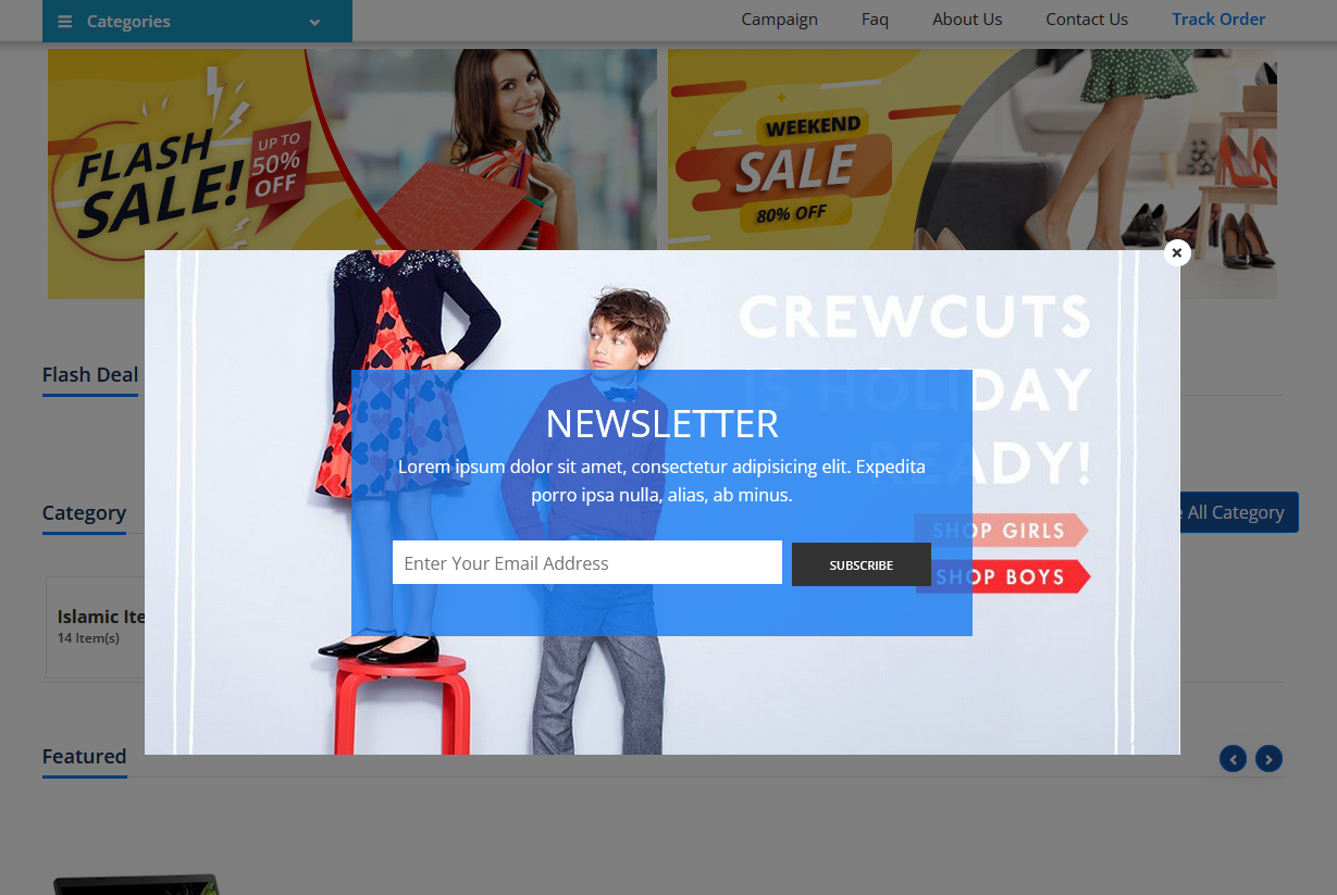 Screenshot of Priohut e-commerce website
